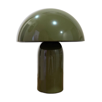 vintage pop retro y2k khaki green mushroom lamp