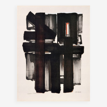 Lithograph Pierre Soulages