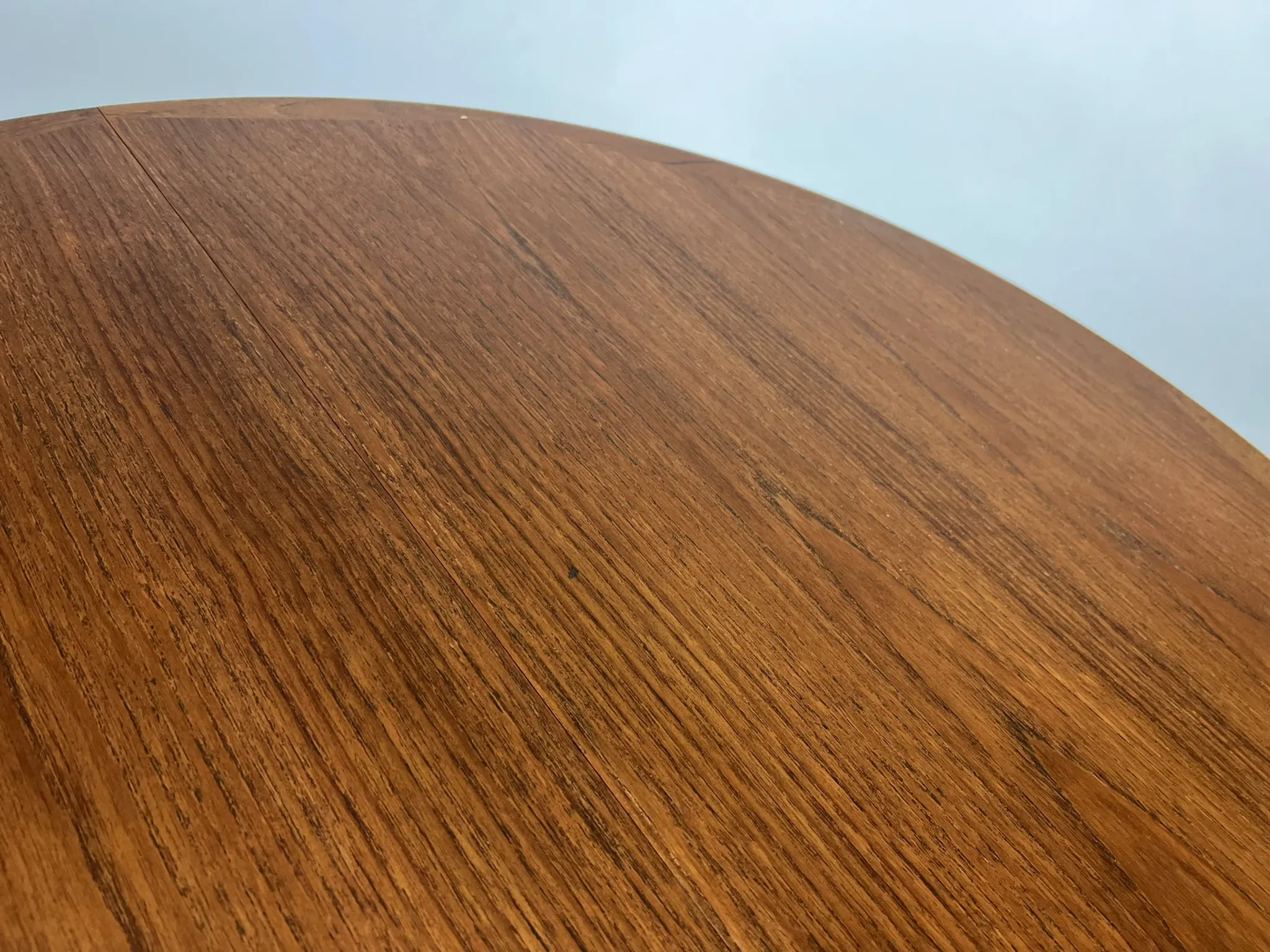 Danish teak dining table round vintage mid-century design VV Mobler