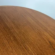 Danish teak dining table round vintage mid-century design VV Mobler