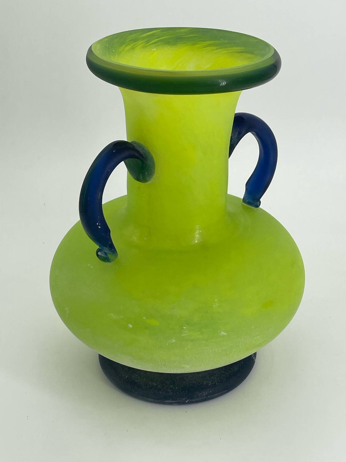 Vintage glass paste vase