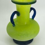 Vintage glass paste vase