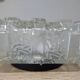 Ceiling lamp / vintage wall lamp xl in molded glass