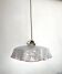 White clichy skirt suspension with raspberry spun glass edge