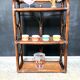 Rattan shelf