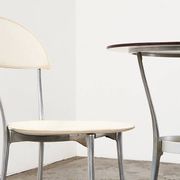 Enzo Mari Pair of Tonietta Chairs + Trevi Table for Zanotta Italy 1985