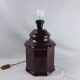 Vintage Black Ceramic Table Lamp Retro Chic