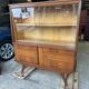 Buffet vitrine vintage pieds compas 1950