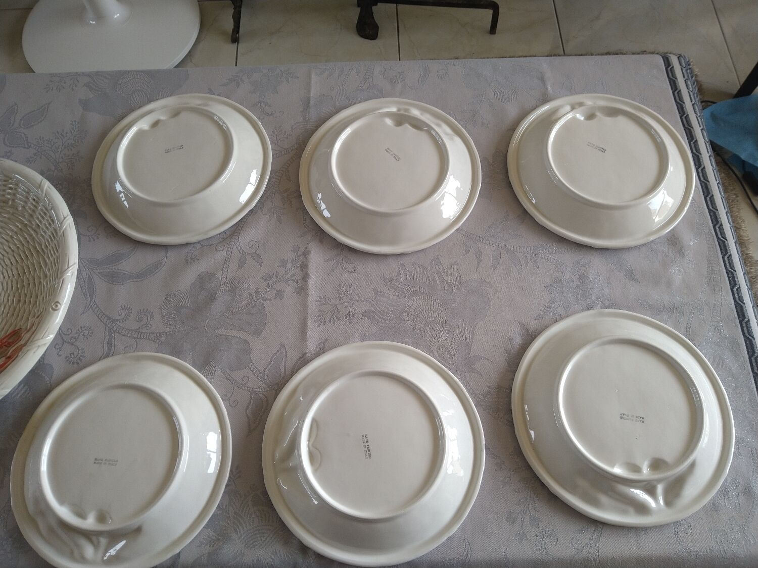Paella fish service plates