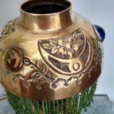 Brass lamp "La Parisienne" at the end of the 19th century.