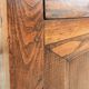 Two-body oak sideboard, circa 1890 — antique glasses and assembly