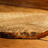 Rough wood cutting board