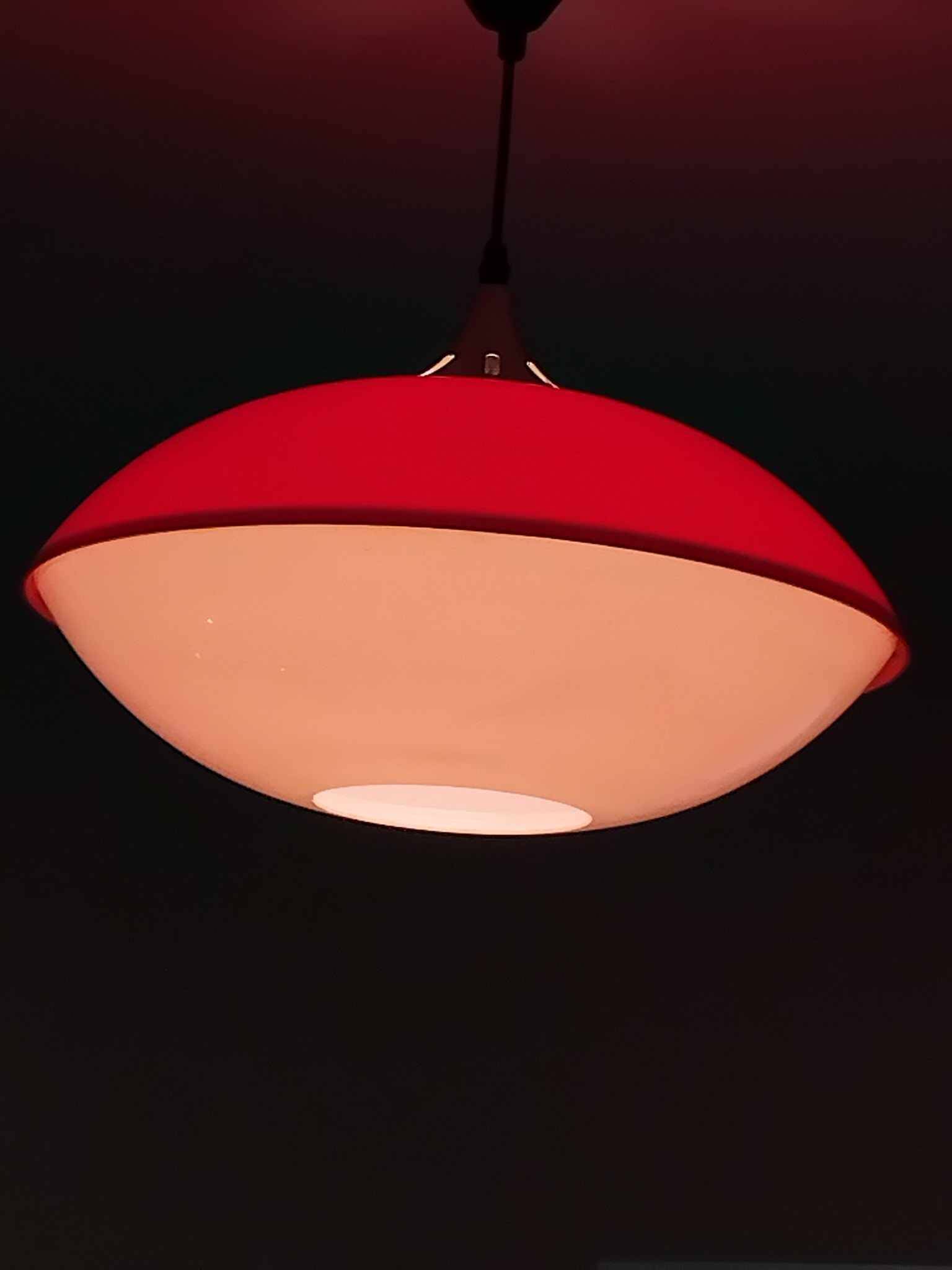 60/70 Space Age pendant light published by TEMDE LEUCHTEN in Switzerland