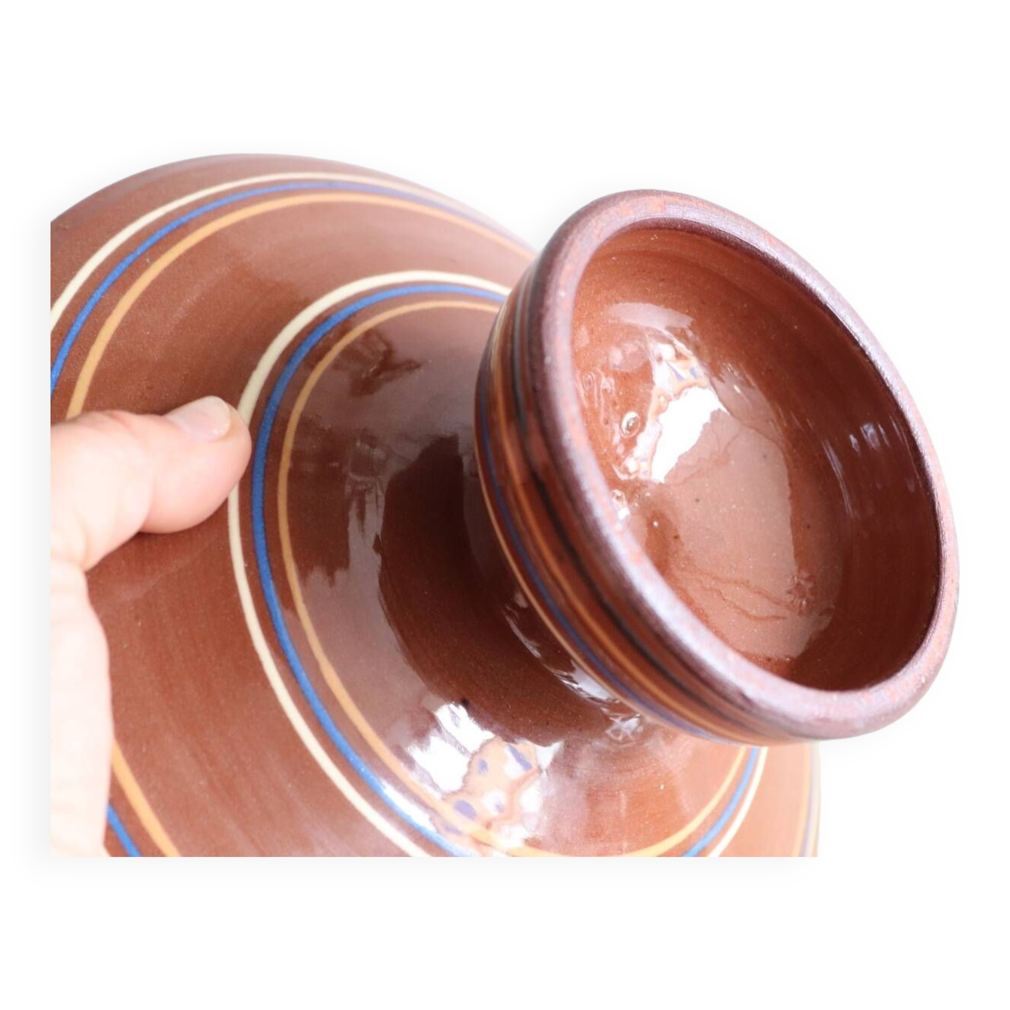 Small vintage Romanian ceramic display
