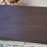 Small Renaissance-style patinated desk table with 1 drawer
