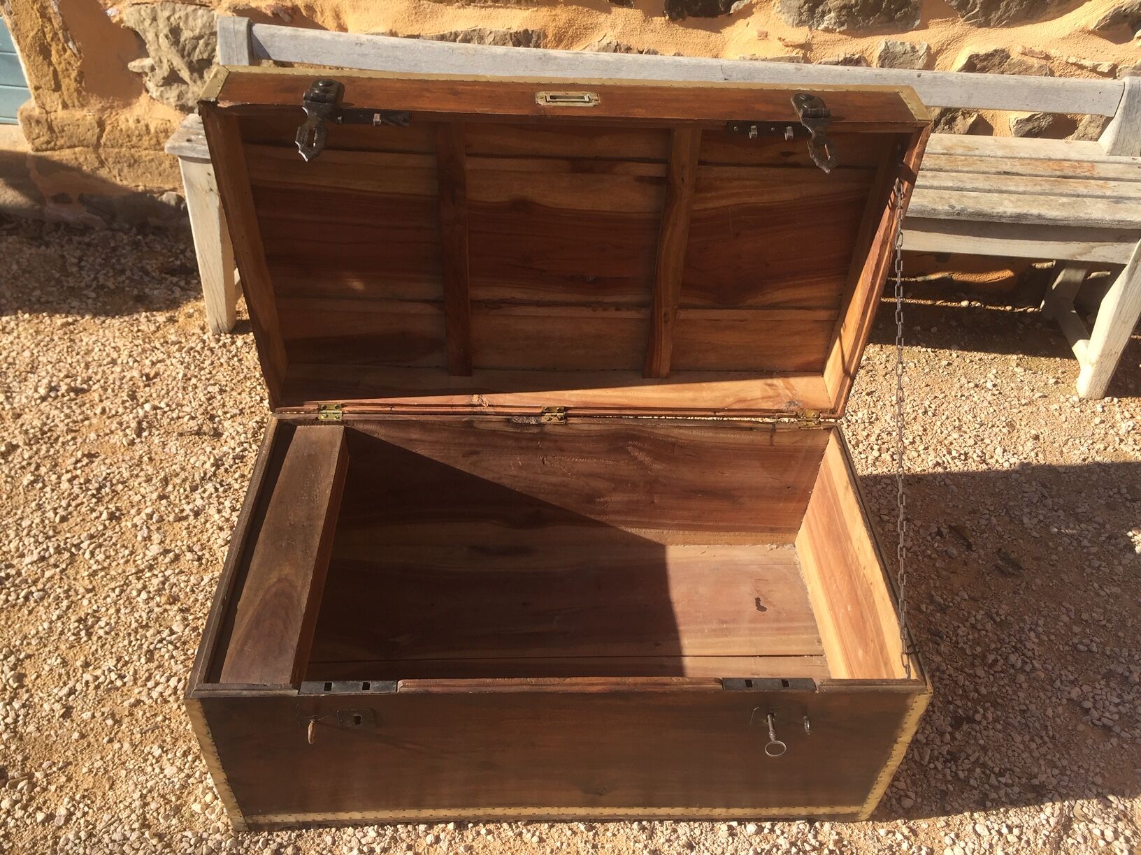 Trunk camphor and brass