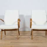 Model 53 Armchairs by Jaroslav Smidek for Ton, 1960s, Set of 2