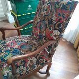 Fauteuil multicolore tapissier