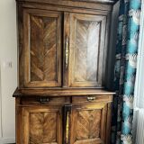 Louis Philippe double body sideboard 19th century solid cherry wood