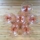 Lot de 6 verres à pied en verre rosé
