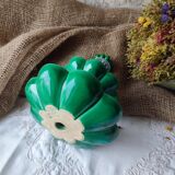 Vintage ceramic barbotine aperitif server "CADO France" came