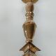 Pair of tripod candlesticks with lion's paws - Napoleon III - 19th century