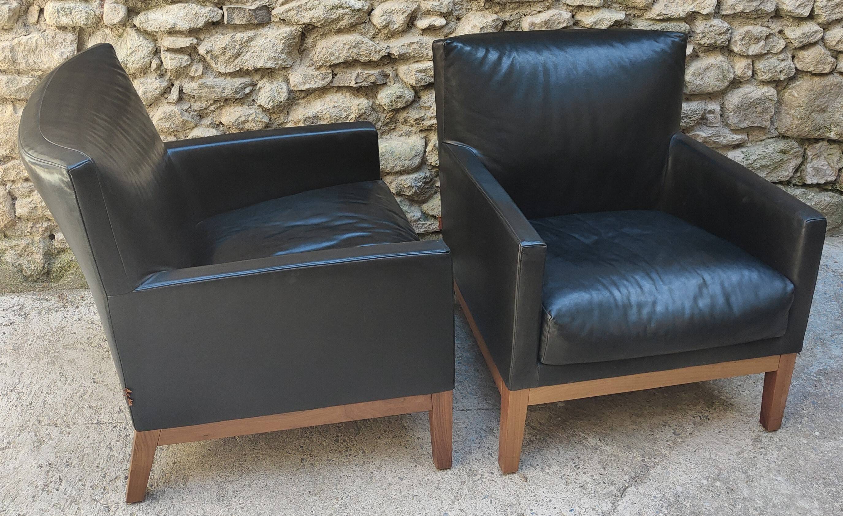 Pair of Impala armchairs