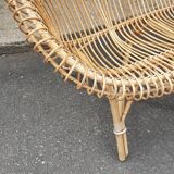 Rattan bench