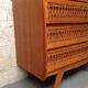 Vintage rattan dresser