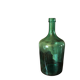 Green glass demijohn 2 L Viresa
