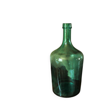 Green glass demijohn 2 L Viresa