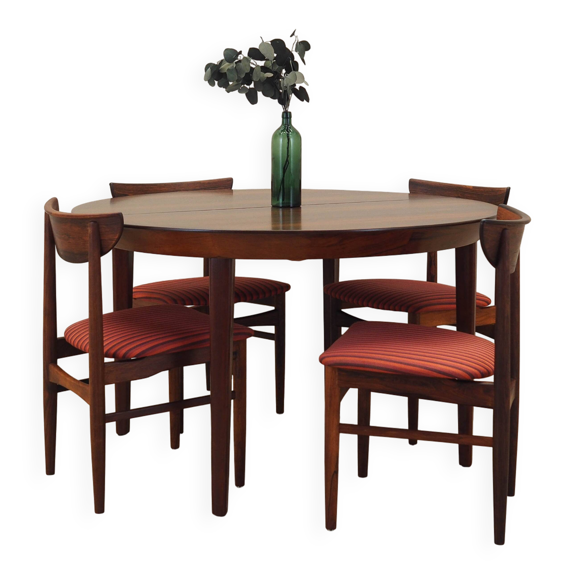 Set of six rosewood chairs, Danish design, 1970s,  Skovby Møbelfabrik