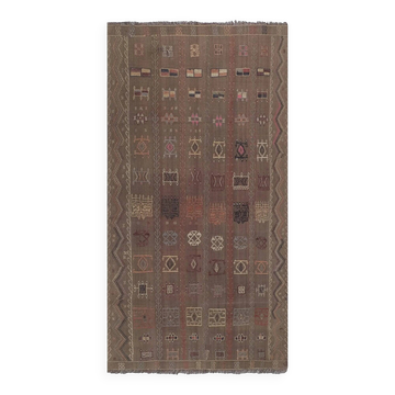 Vintage Turkish kilim, handwoven, 170x290 cm.