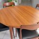 Scandinavian extendable table, vintage teak, 1970s