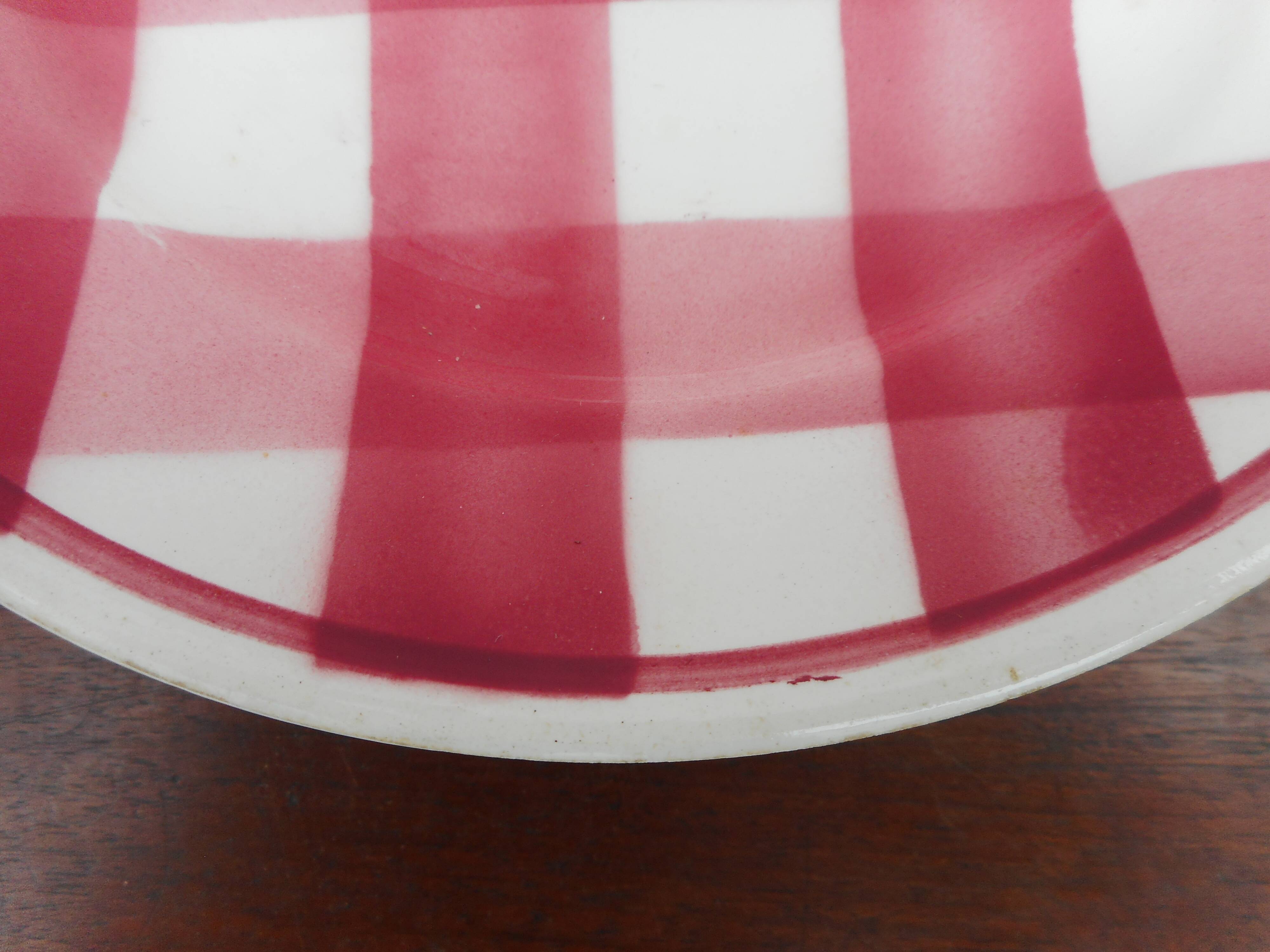 Lot of seven plates in earthenware