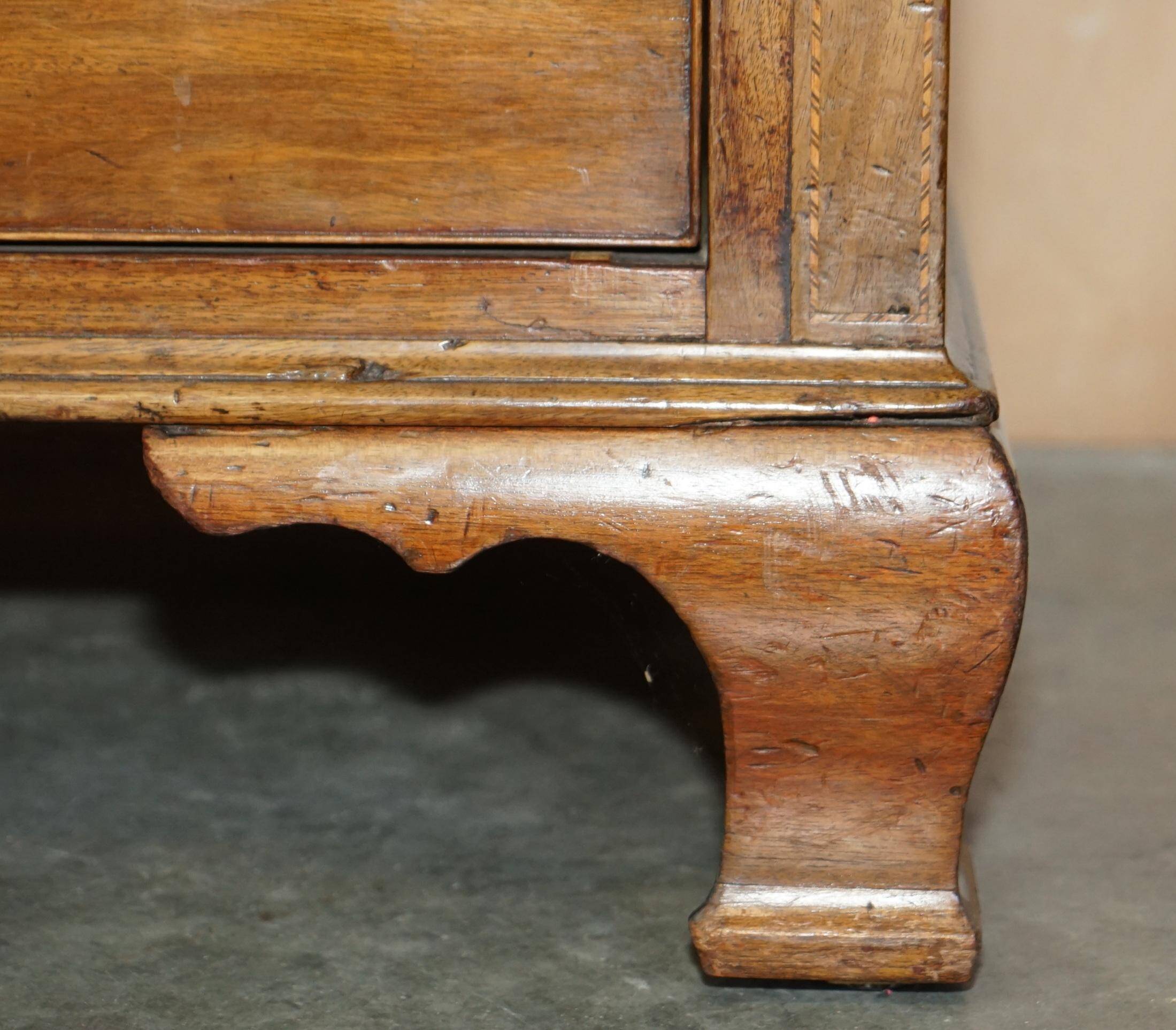 Grande commode antique Thomas Chippendale Sheraton Revival bois dur