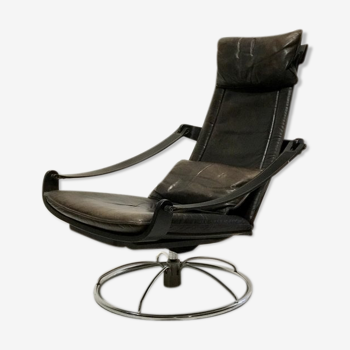 Leather armchair