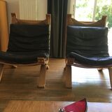 Paire de fauteuils scandinaves années 70/80