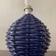 Vintage enameled ceramic lamp base from the 70s