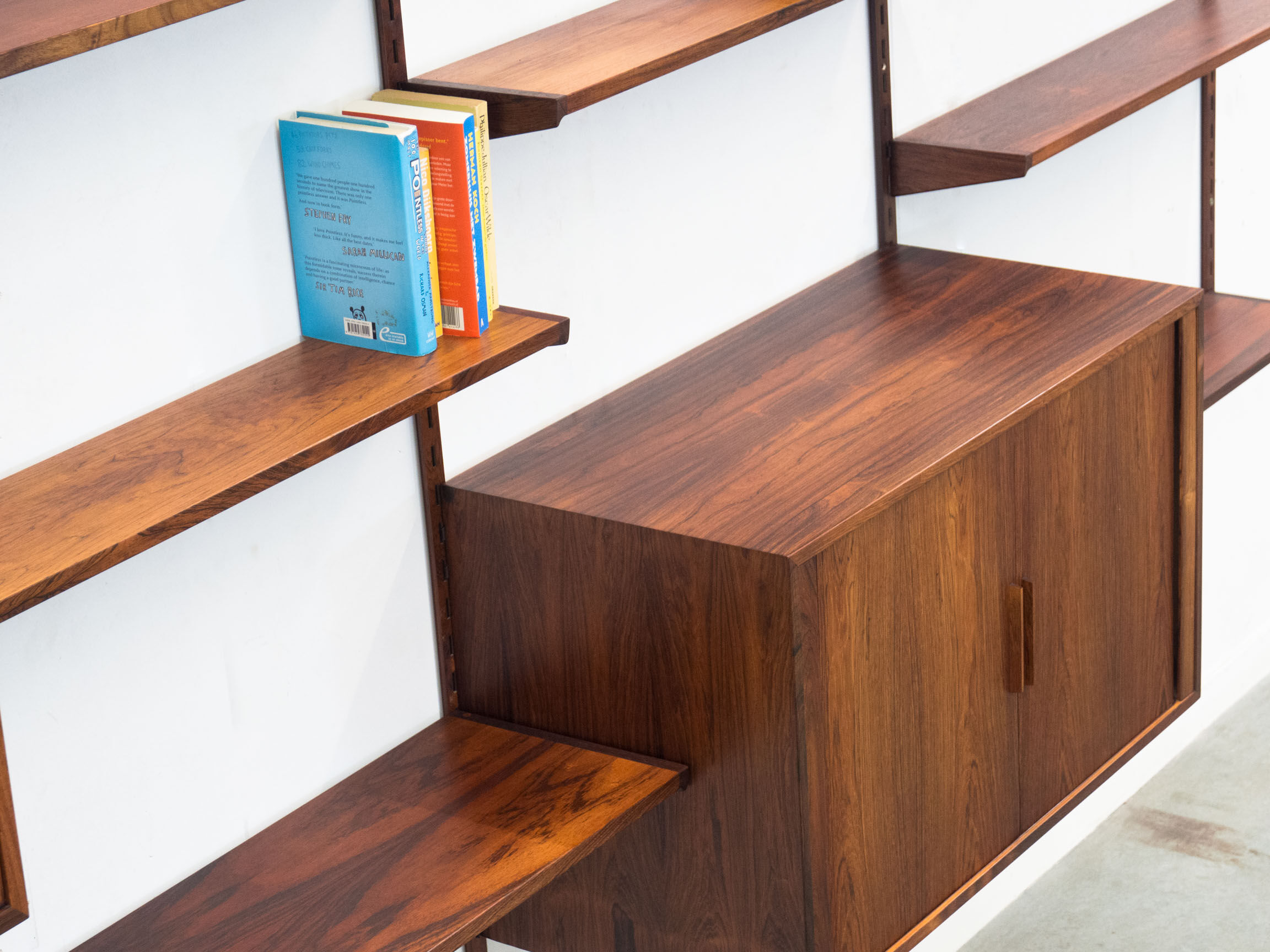 Feldballes Møbelfabrik rosewood wall unit by Kai Kristiansen