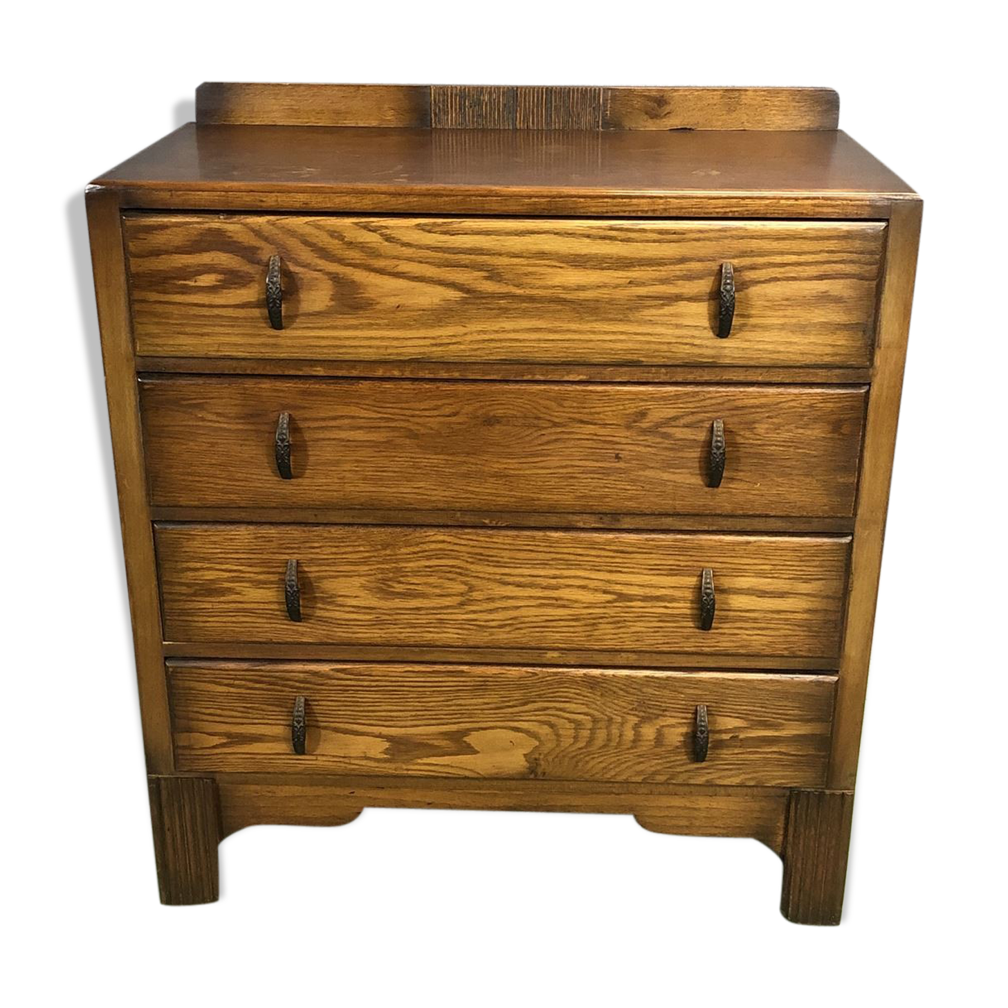 Commode anglaise Art déco en chêne
