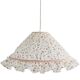 Emilia "tiny flowers" conical pendant light with steering wheel