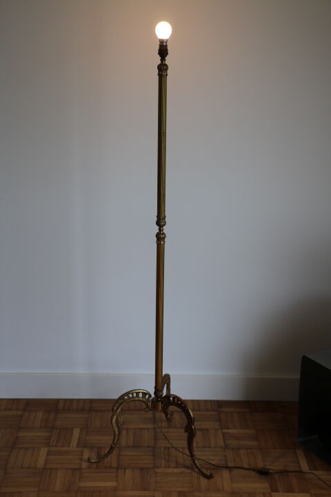 Brass floor lamp circa 1950