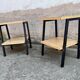 Pair bedside table bedside end of old vintage sofa 1950 legrand design