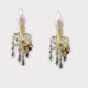 Lot de 2 appliques vintage en cristal italien des années 1950