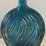Vase vintage en pâte de verre pressée