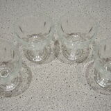 Lot of 4 art deco glasses cups