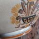 Salad bowl Creil and Montereau pattern Carnations