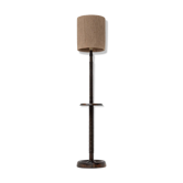 Lampadaire en bois tourné, France années 1950