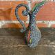 Old pitcher jug h. becquet black ceramic made in belgium wine